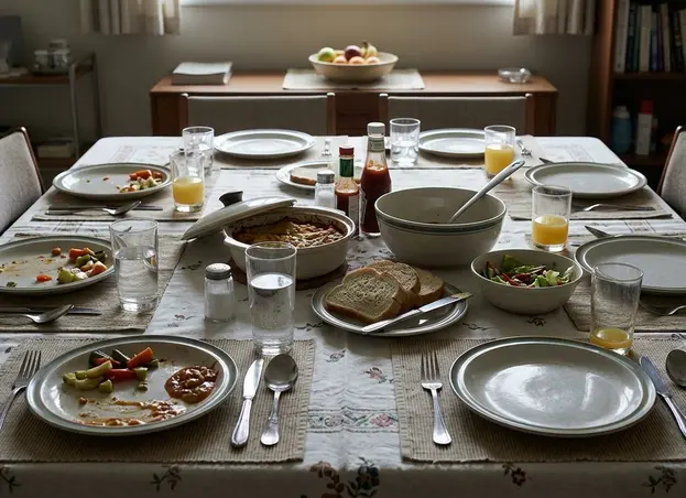 Image showing family_meal_table